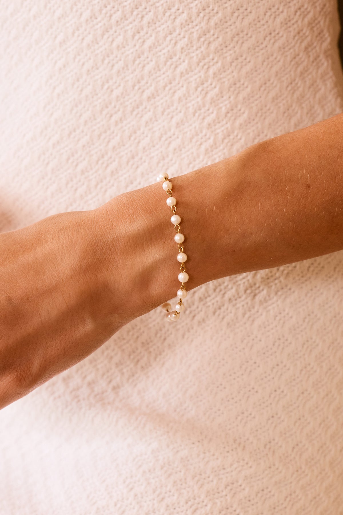 Zartes Perlenarmband
