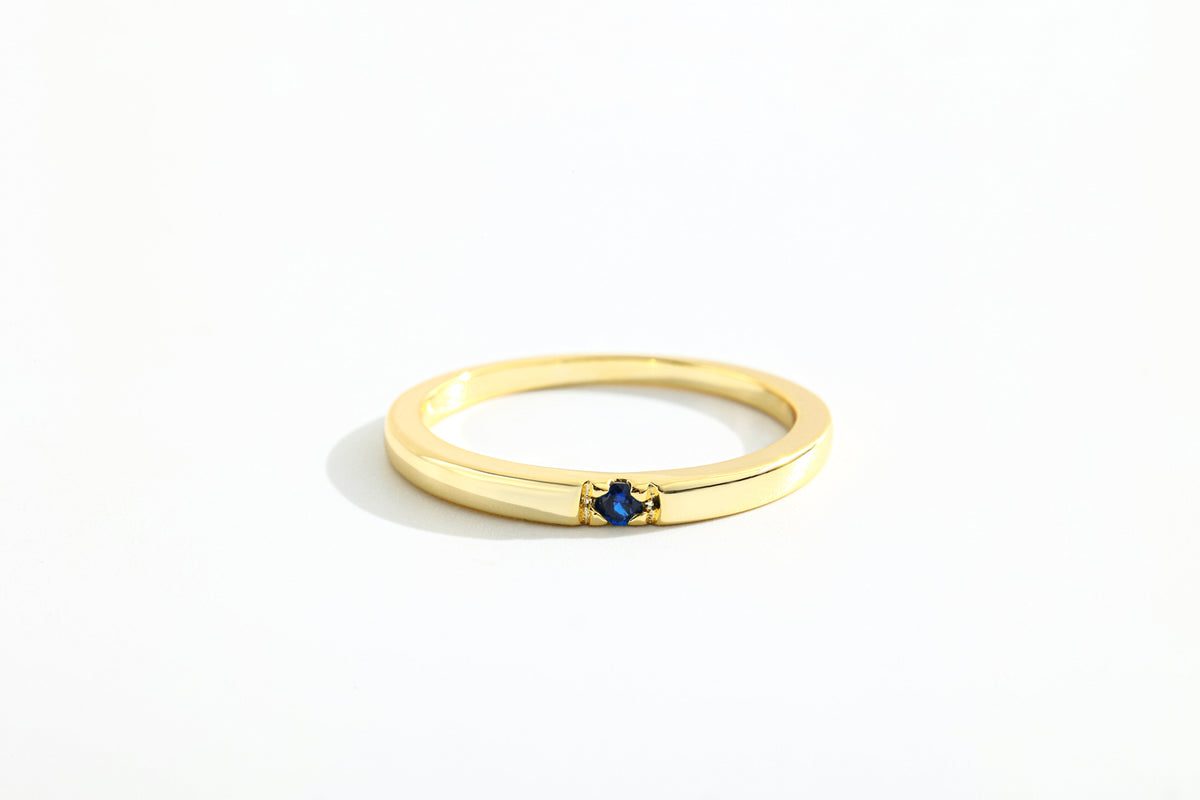 Dainty Stackable Birthstone Ring