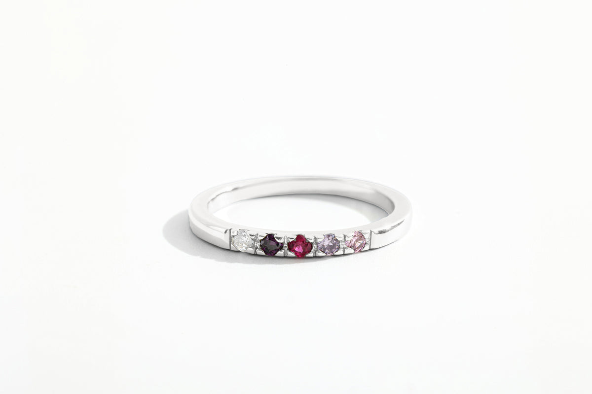 Dainty Stackable Birthstone Ring