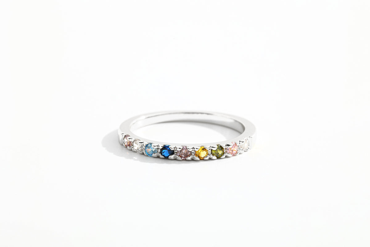 Dainty Stackable Birthstone Ring