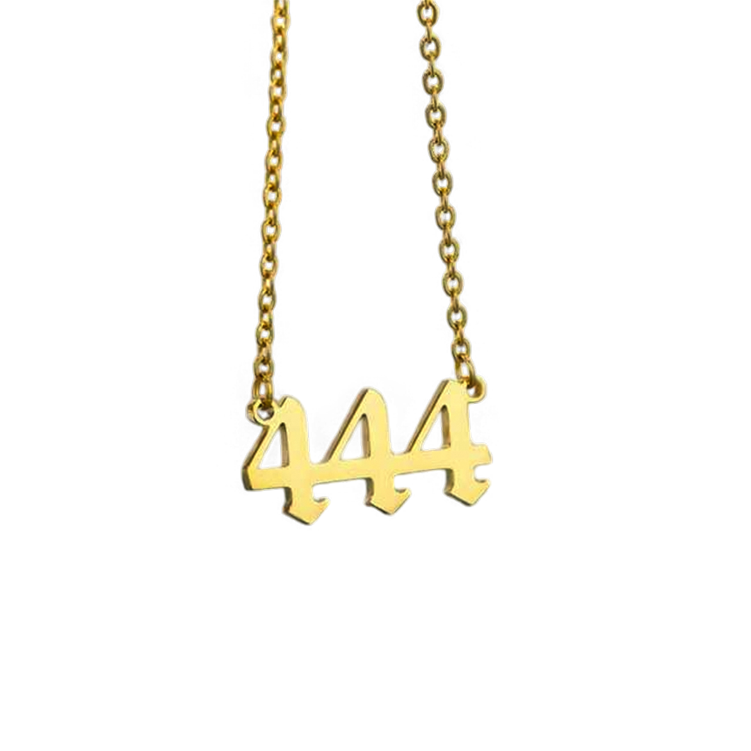 Dainty Angel Number Necklace — Vanny Jewels