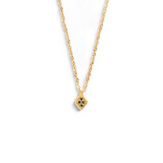 Dainty Birthstone Kite Necklace — Vanny Jewels