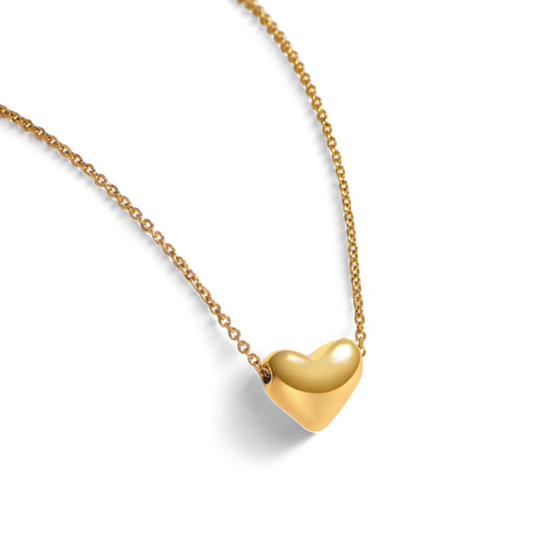 Dainty Bubble Heart Necklace — Vanny Jewels