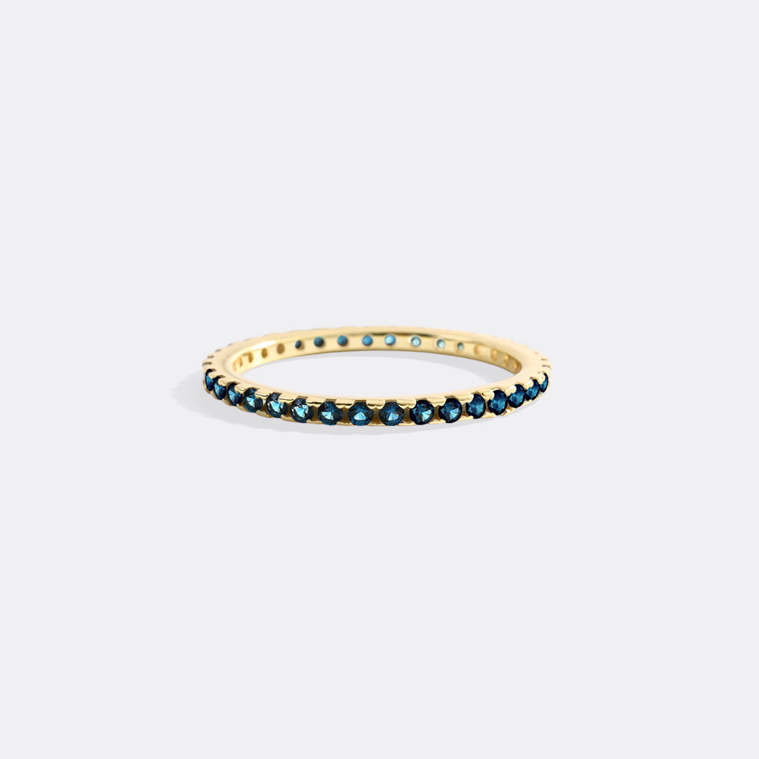 Geburtsstein-Eternity-Ring Dezember zum Stapeln