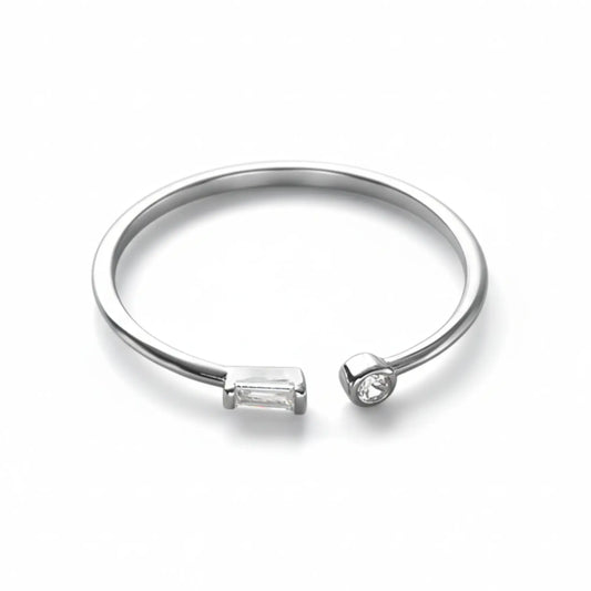 Adjustable Silver Ring in 925 sterling silver