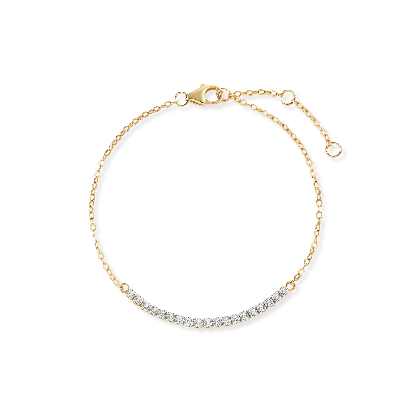 Petite Line Bracelet in 925 Sterling Silver — Vanny Jewels