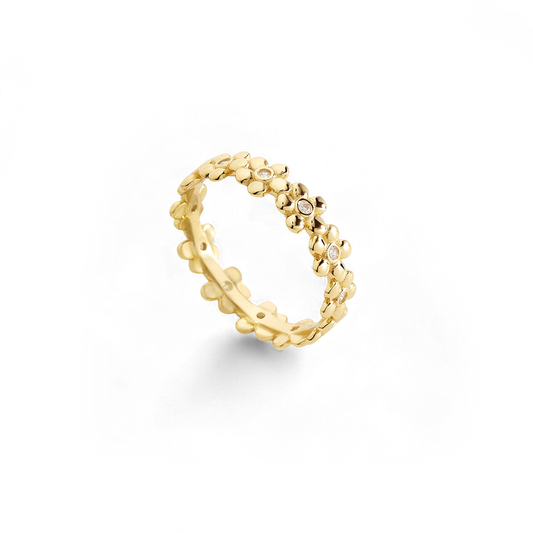 Diamonds & Daisies Eternity Ring — Vanny Jewels
