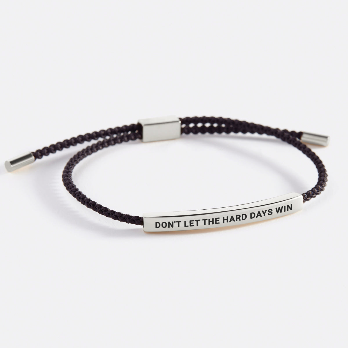 Don't Let The Hard Days Win Inspire Bracelet in 925 sterling silver