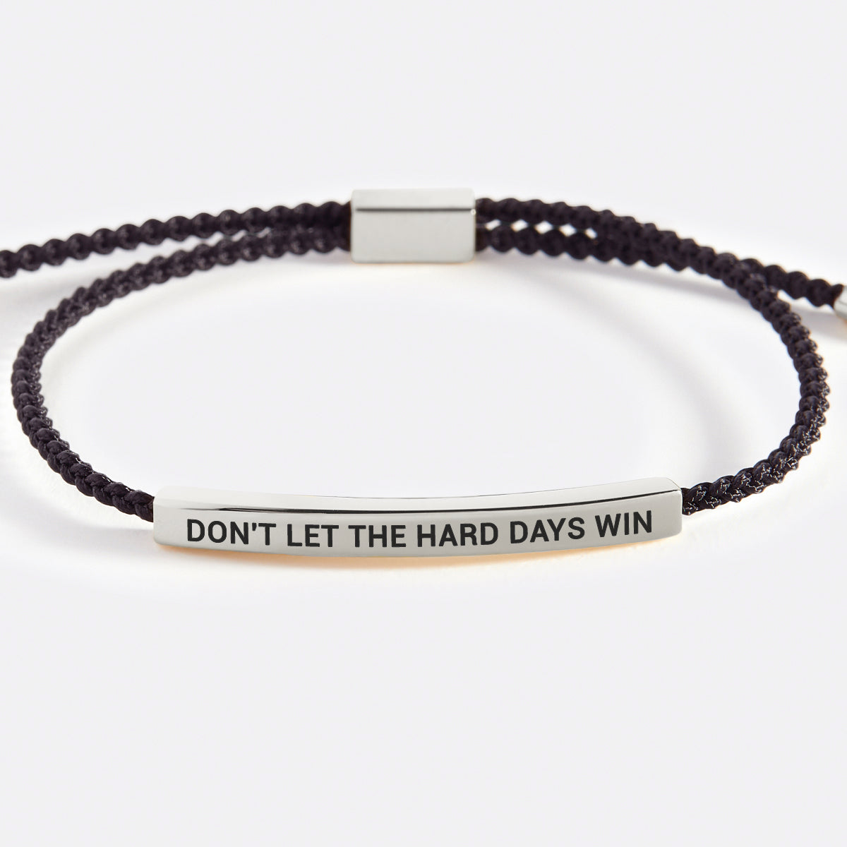 Don't Let The Hard Days Win Inspire Bracelet in 925 sterling silver