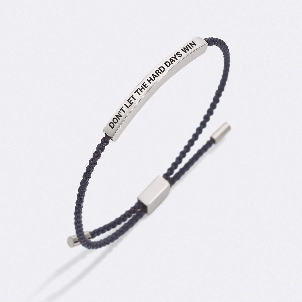 Don't Let The Hard Days Win Inspire Bracelet in 925 sterling silver