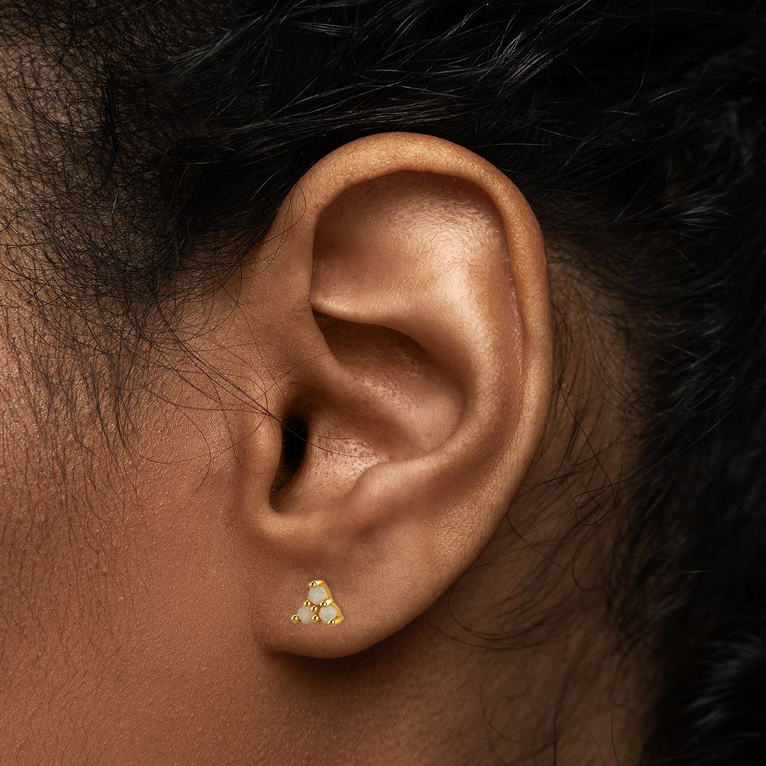 Opal Trio Sleeper Ohrstecker | 18g