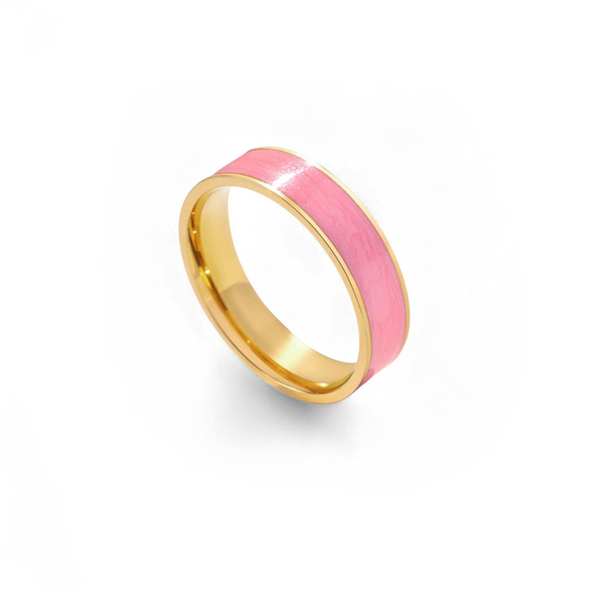 Enamel Band Ring — Vanny Jewels