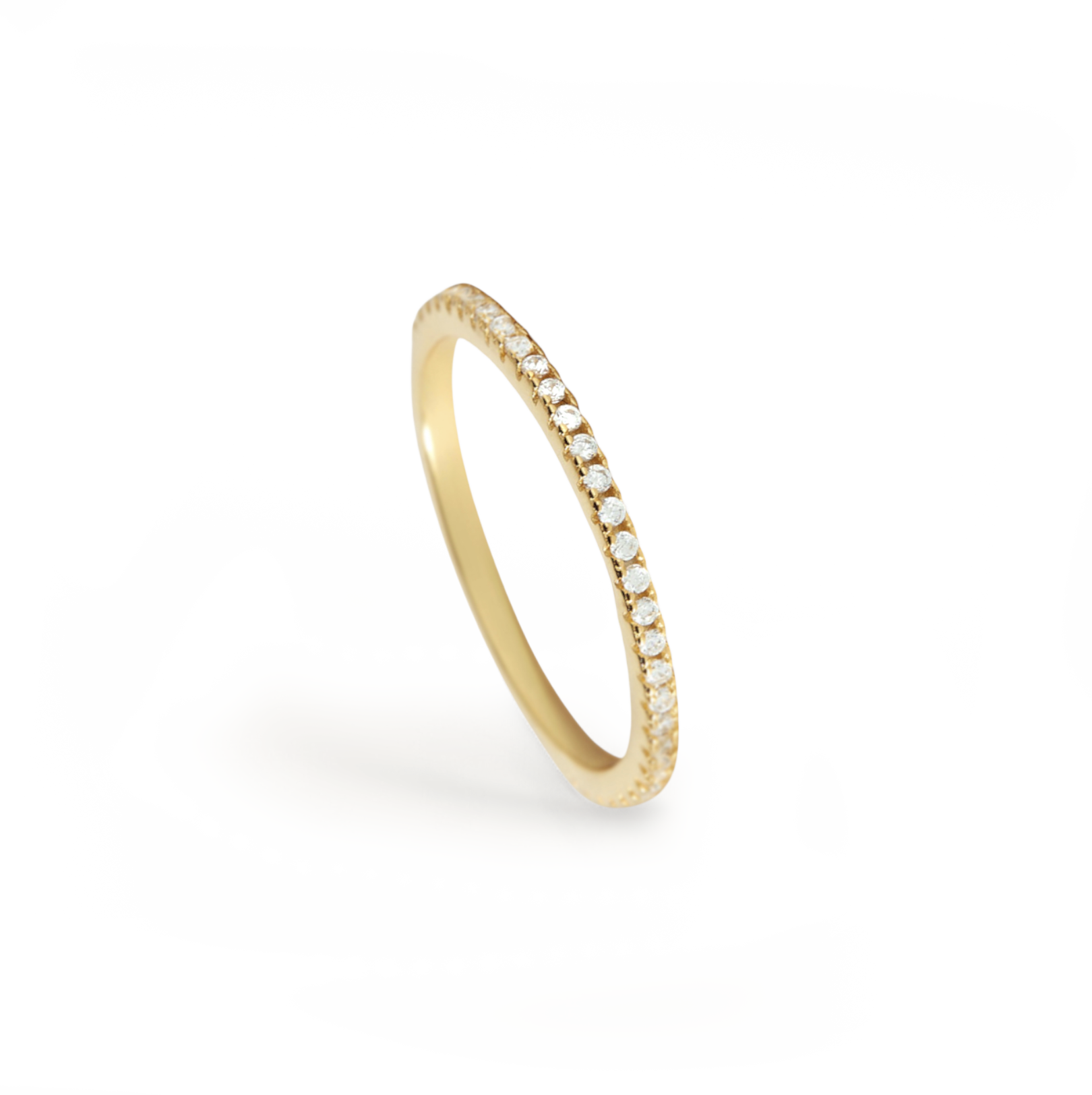 Eternity Diamond Ring in 925 Sterling Silver — Vanny Jewels