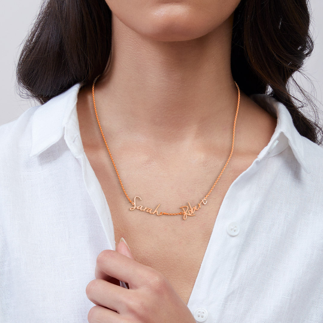Collana Fatina con Nomi Multipli | Aggiungi fino a 4 Nomi