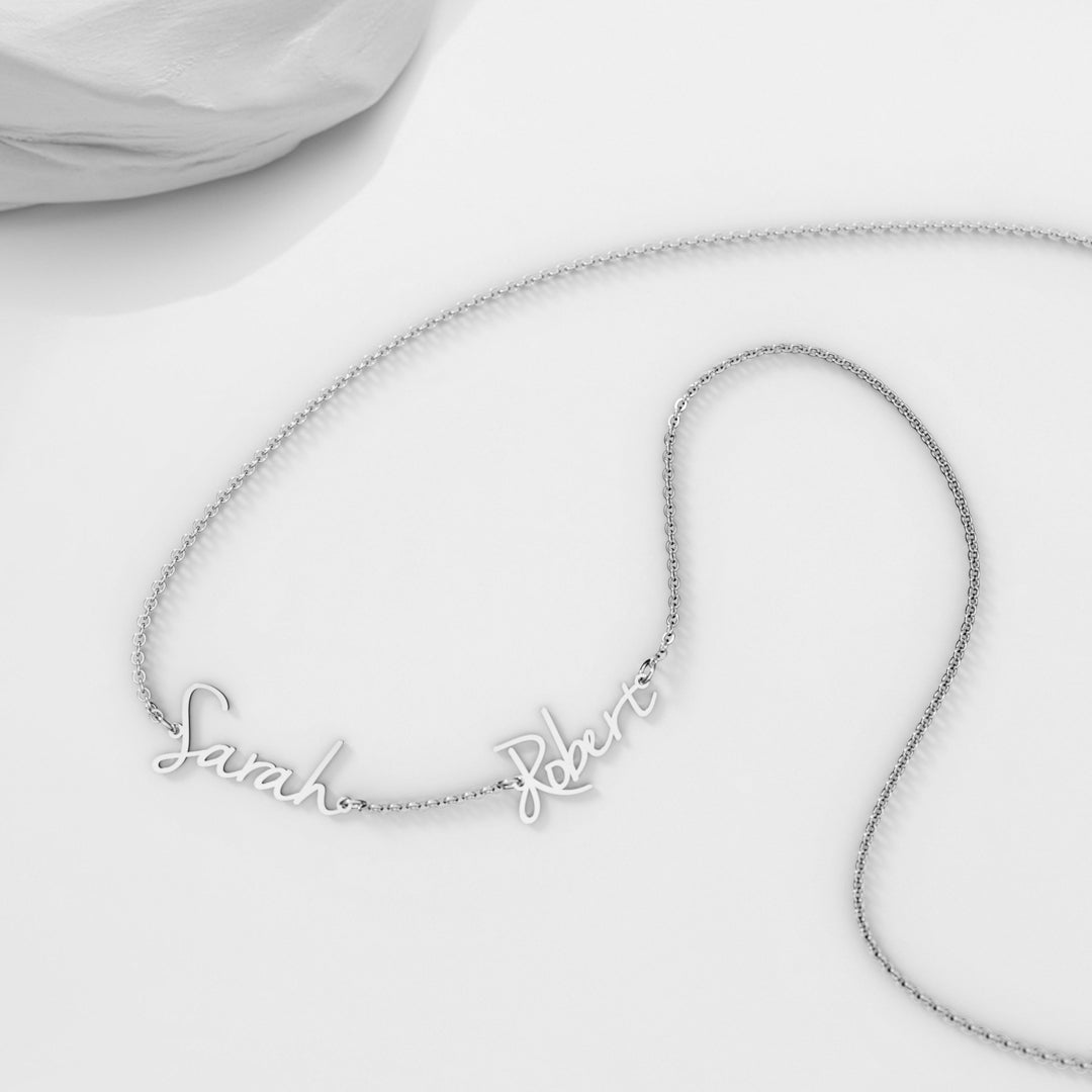 Fairy Multiple Name Necklace | Add Up to 4 Names in 925 sterling silver