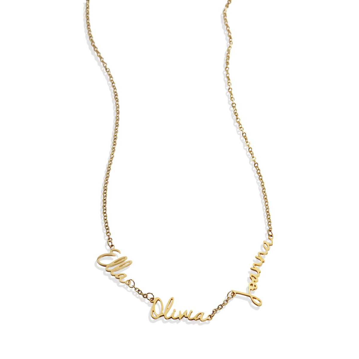 Fairy Multiple Name Necklace | Add Up to 4 Names in 925 Sterling Silver — Vanny Jewels