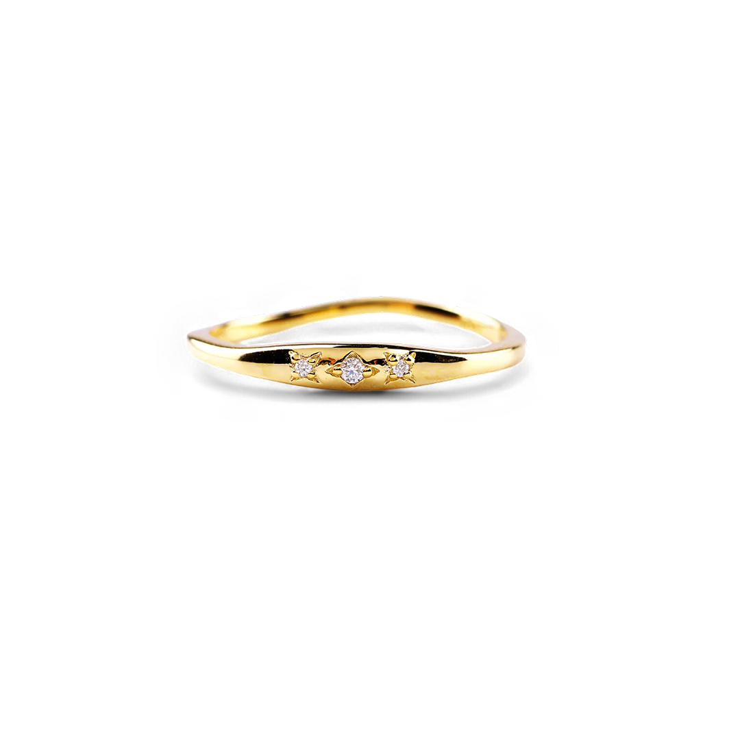 Fallen Stars Ring in 925 Sterling Silver — Vanny Jewels
