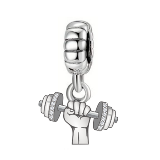 Fitness Charm in 925 Sterling Silver — Vanny Jewels