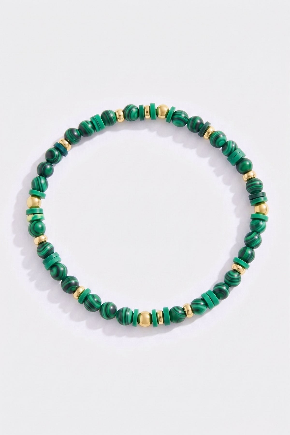 Stacking Birthstone Beaded Bracelet with May birthstone