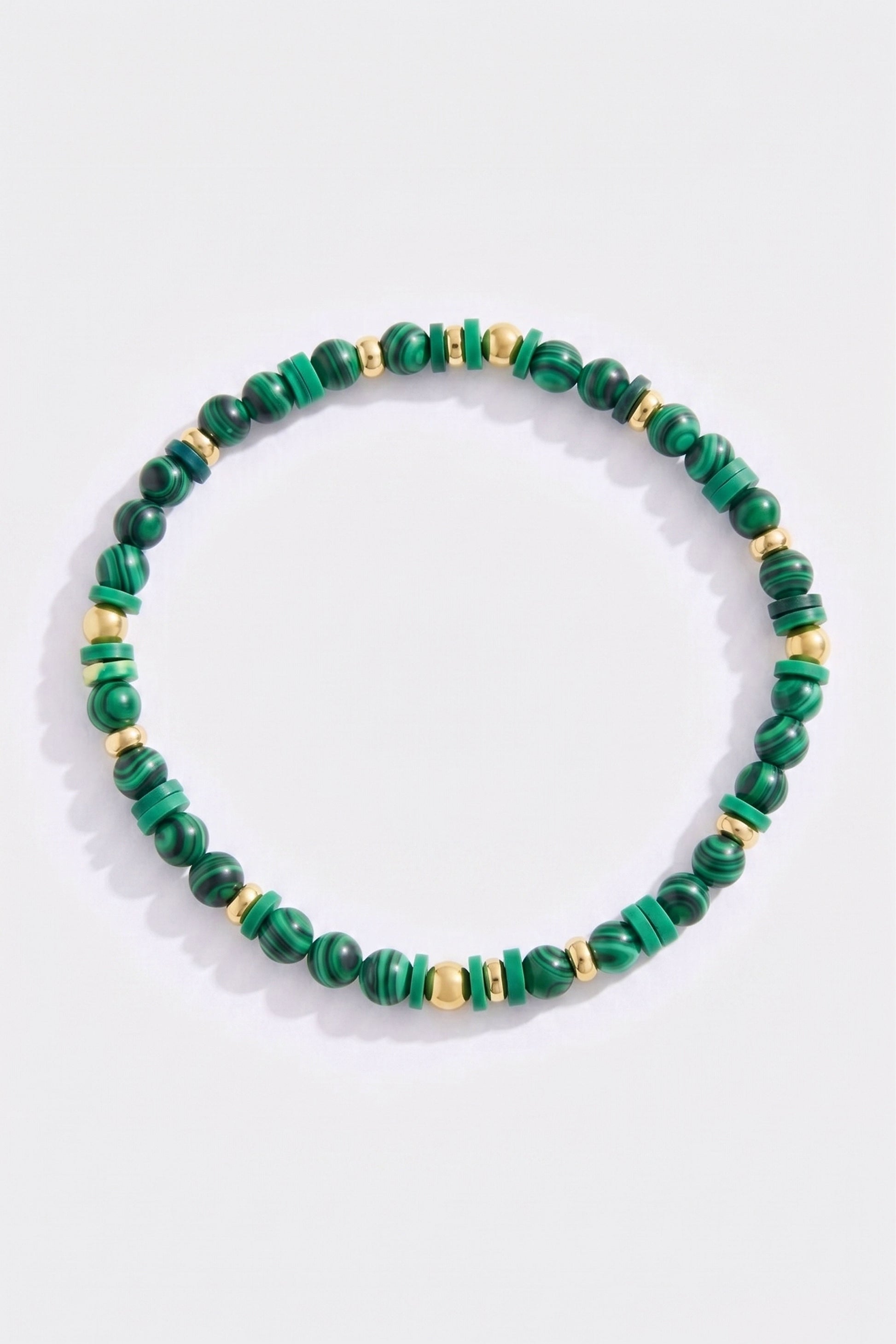 Stacking Birthstone Beaded Bracelet with May birthstone