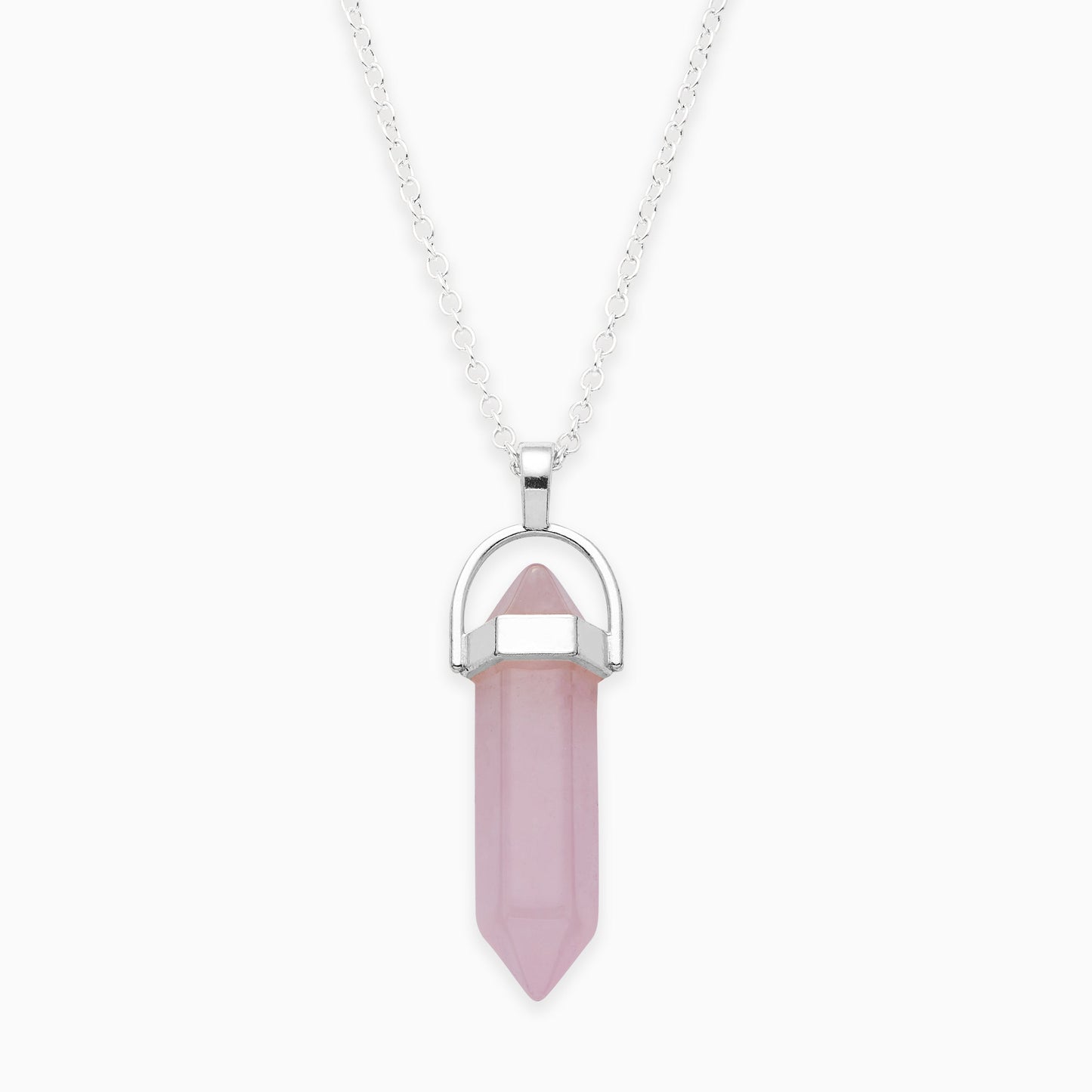 Gemstone Point Necklace in 925 sterling silver