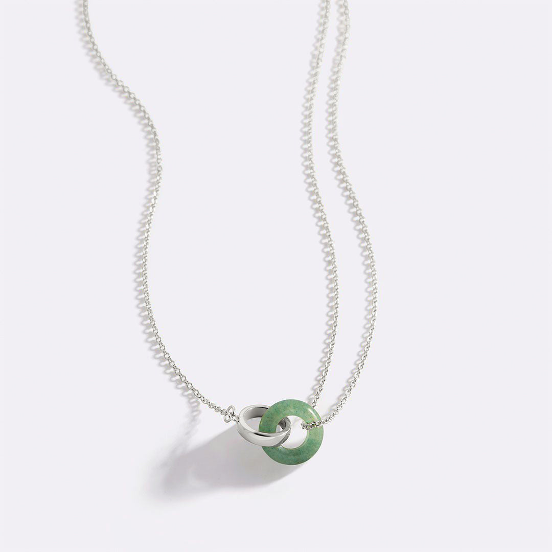 Gemstone Connection Necklace in 925 sterling silver