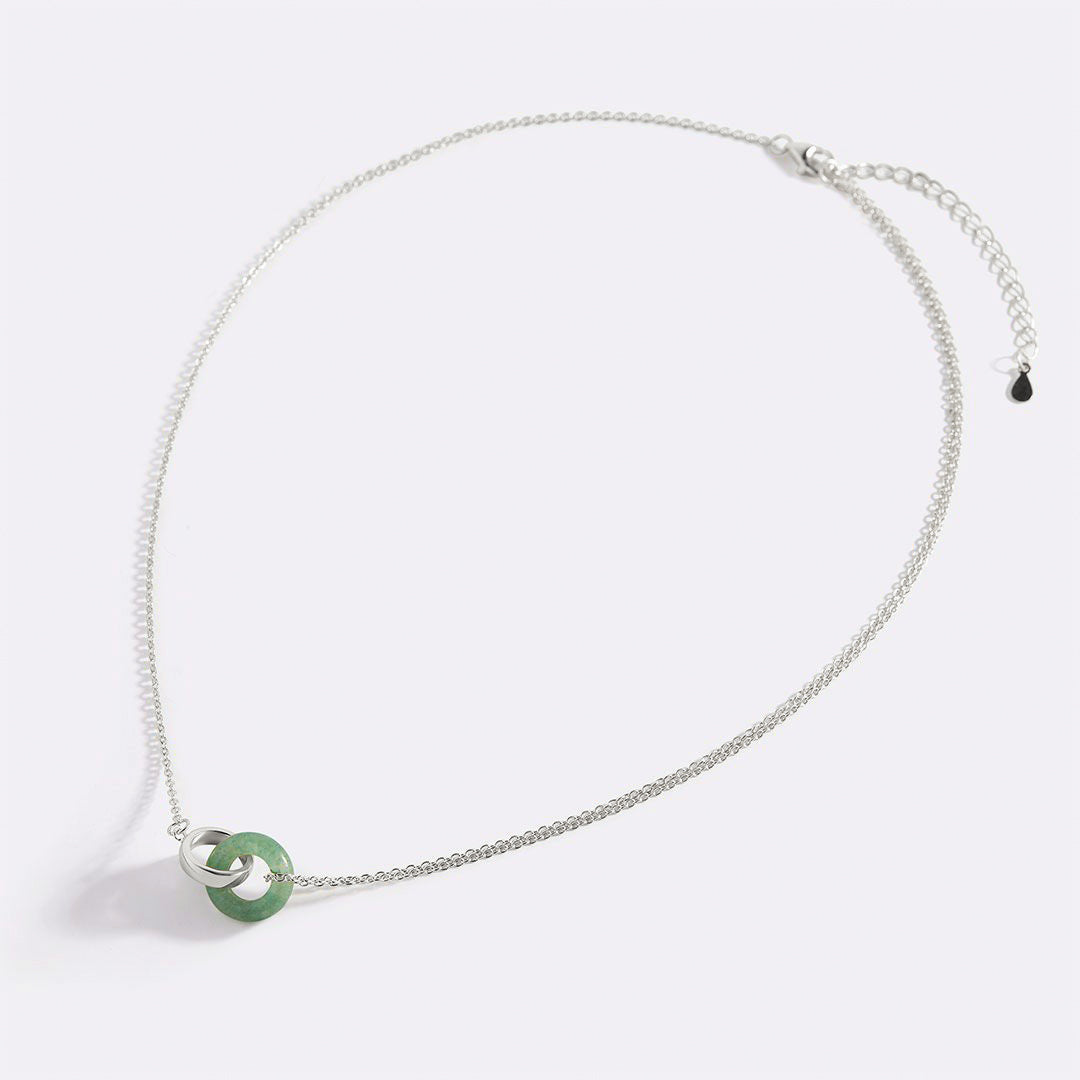 Gemstone Connection Necklace in 925 sterling silver