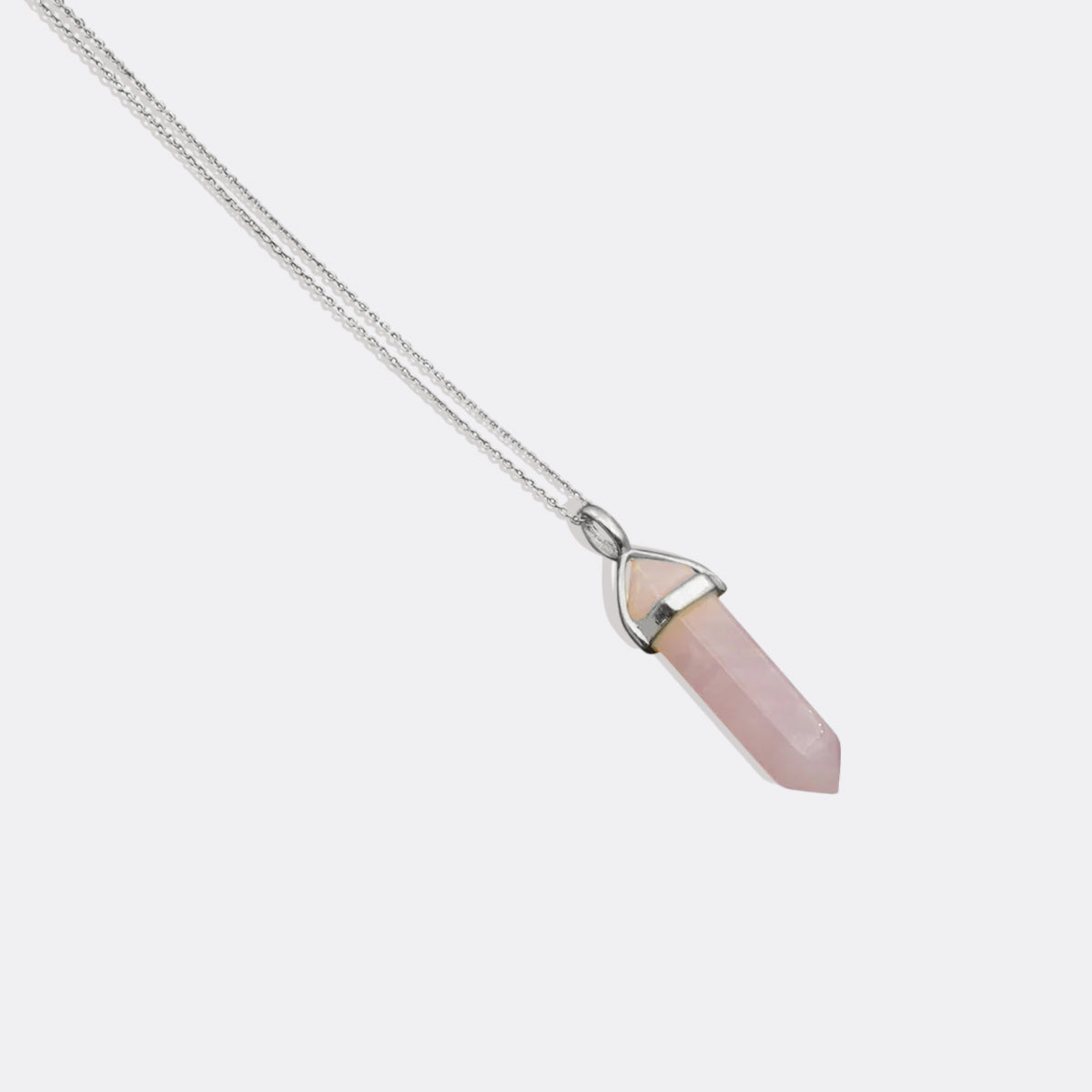 Gemstone Point Necklace in 925 sterling silver