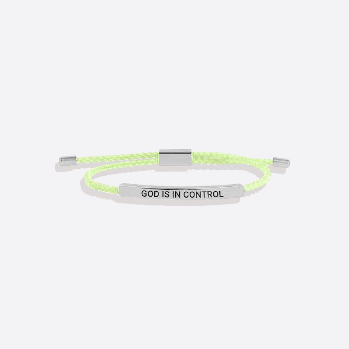 God Is In Control Inspire Bracelet in 925 sterling silver