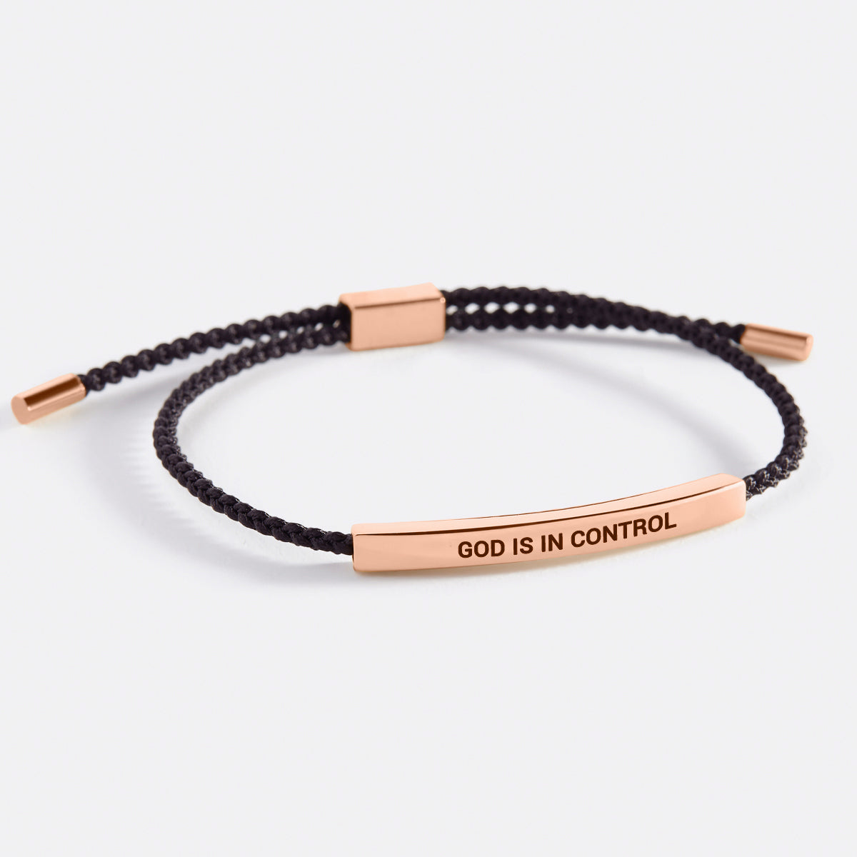 Keep Fcking Going Inspire Bracelet in rose gold tone