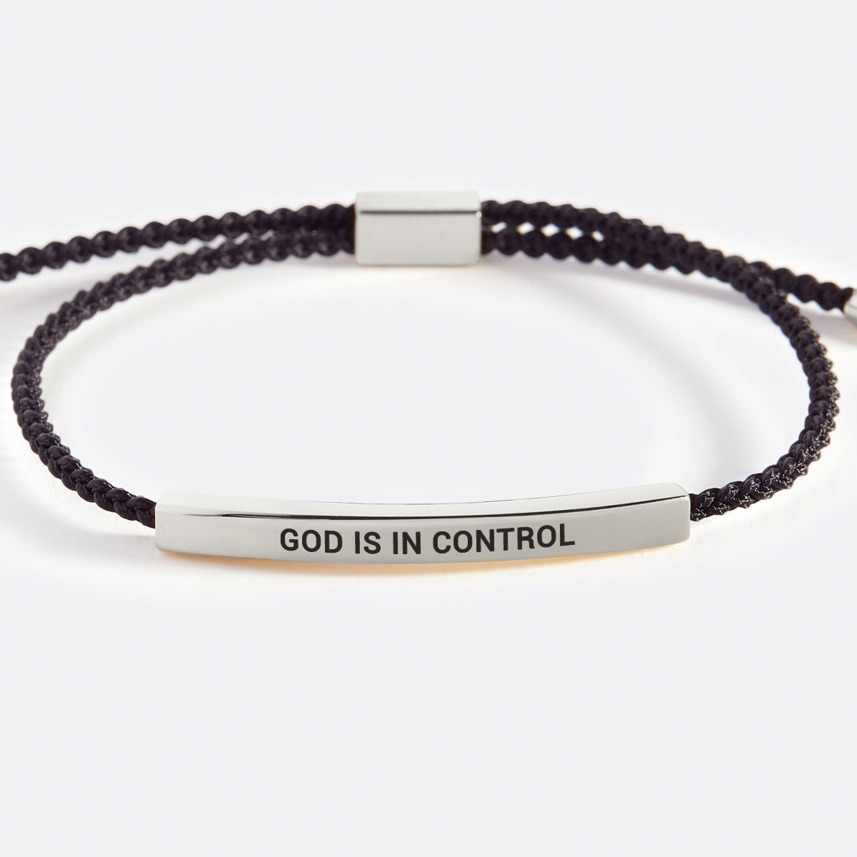 God Is In Control Inspire Bracelet in 925 sterling silver