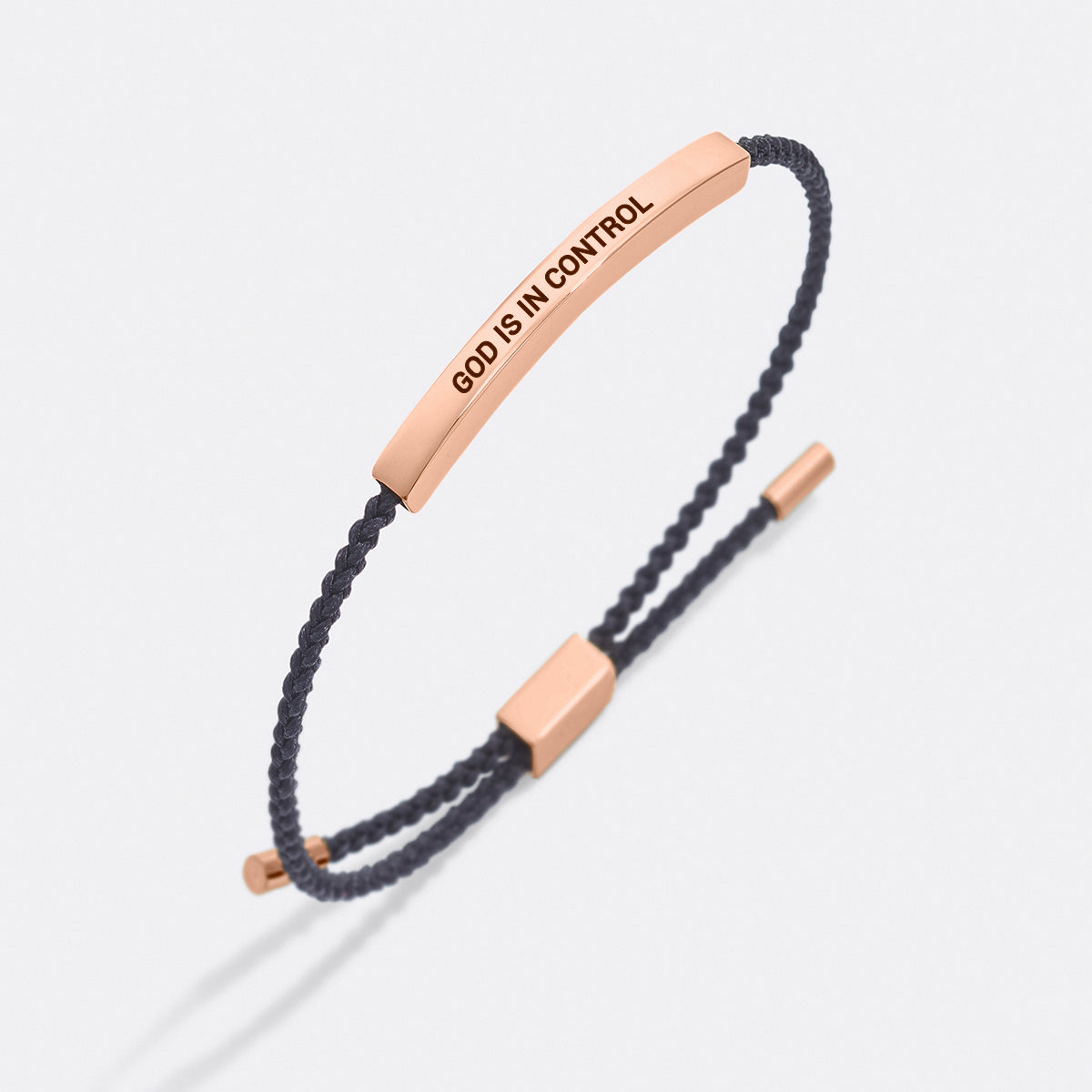 Keep Fcking Going Inspire Bracelet in rose gold tone