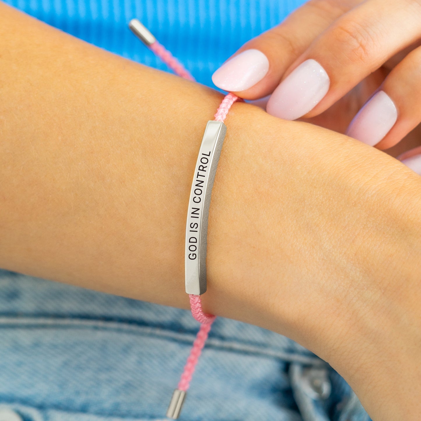Keep Fcking Going Inspire Bracelet in 925 sterling silver