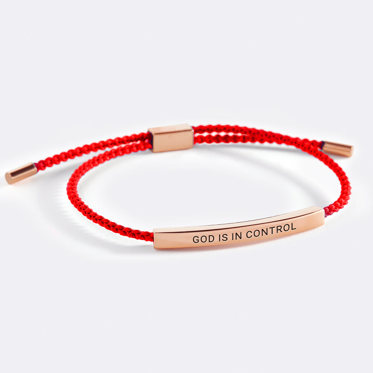 Keep Fcking Going Inspire Bracelet in rose gold tone