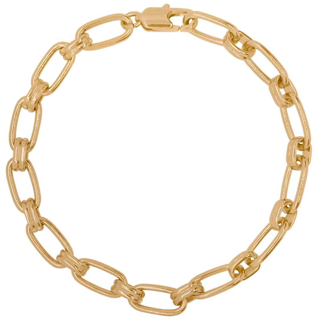 Klobiges Paperclip-Kettenarmband