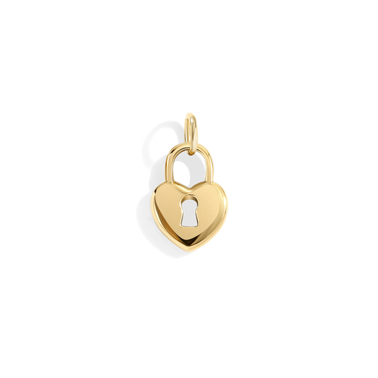 Heart Lock Charm — Vanny Jewels