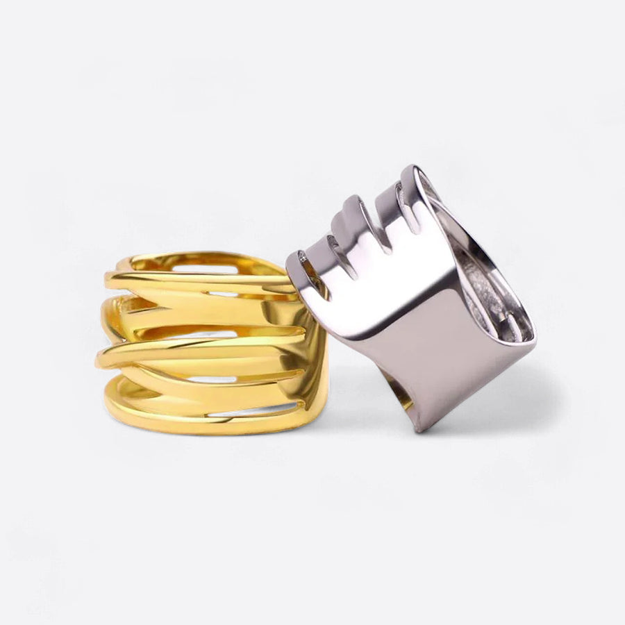 Drahtwickel-Statement-Ring