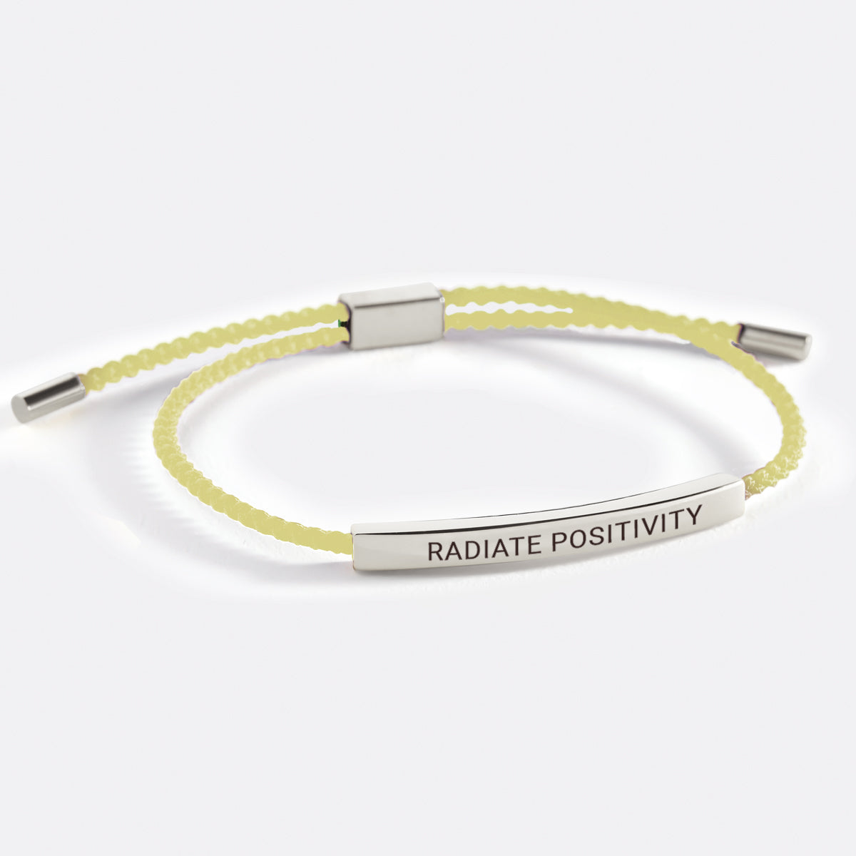 Radiate Positivity Inspire Bracelet in 925 sterling silver