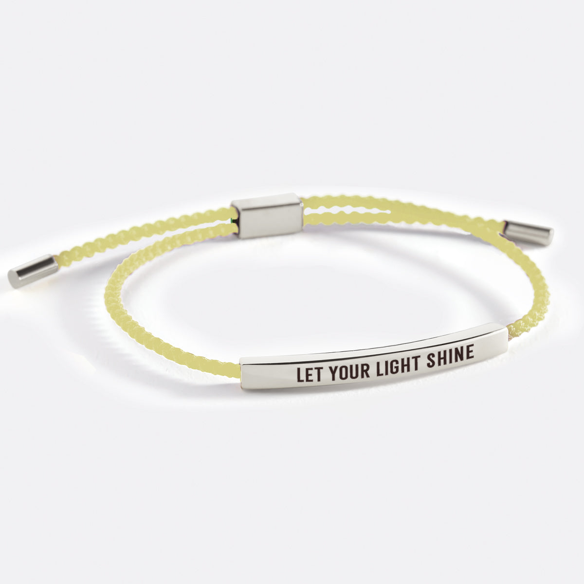 Let Your Light Shine Inspire Bracelet in 925 sterling silver