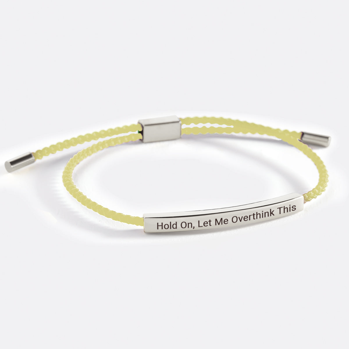 Hold On, Let Me Overthink This Inspire Bracelet in 925 sterling silver