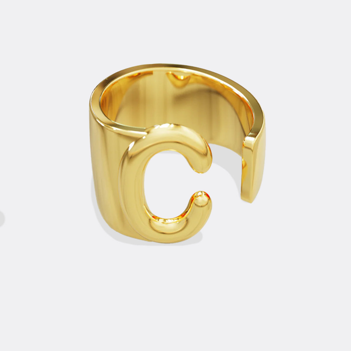 Ring mit Initialen-Monogramm