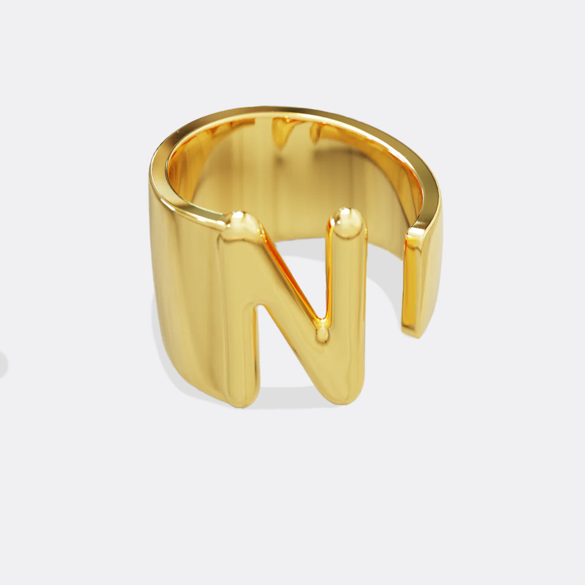 Ring mit Initialen-Monogramm
