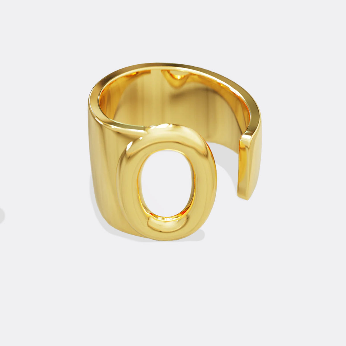 Ring mit Initialen-Monogramm