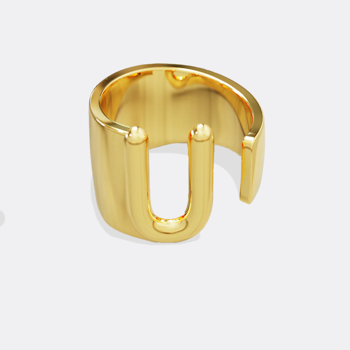 Ring mit Initialen-Monogramm