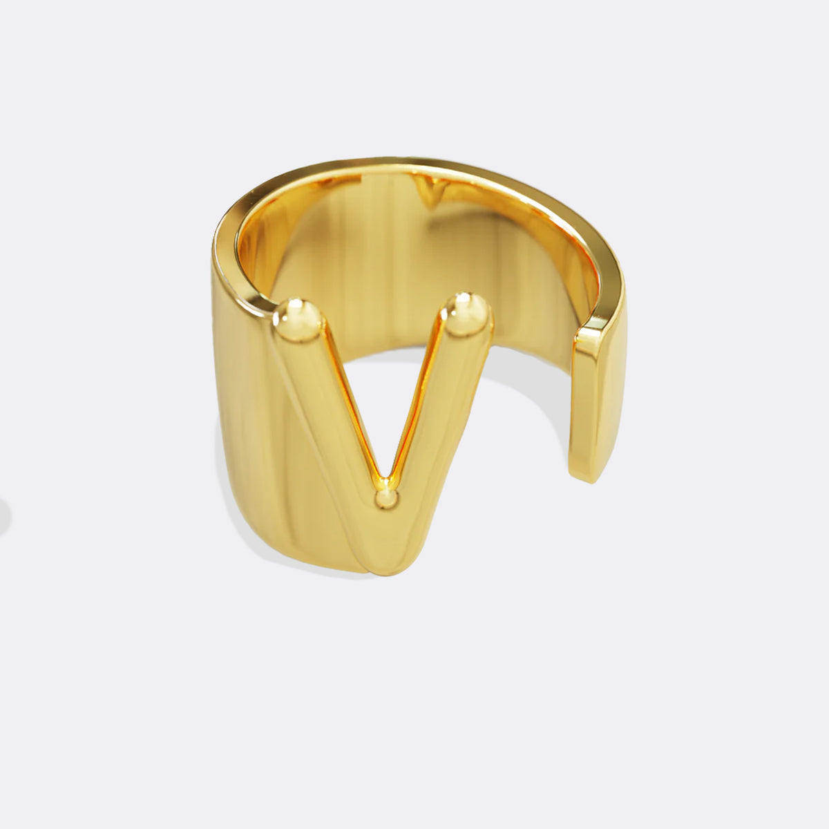 Ring mit Initialen-Monogramm