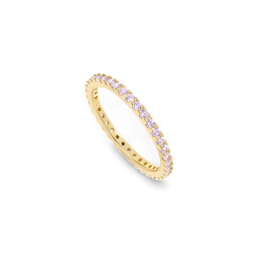June Birthstone Eternity Stacking Ring — Vanny Jewels