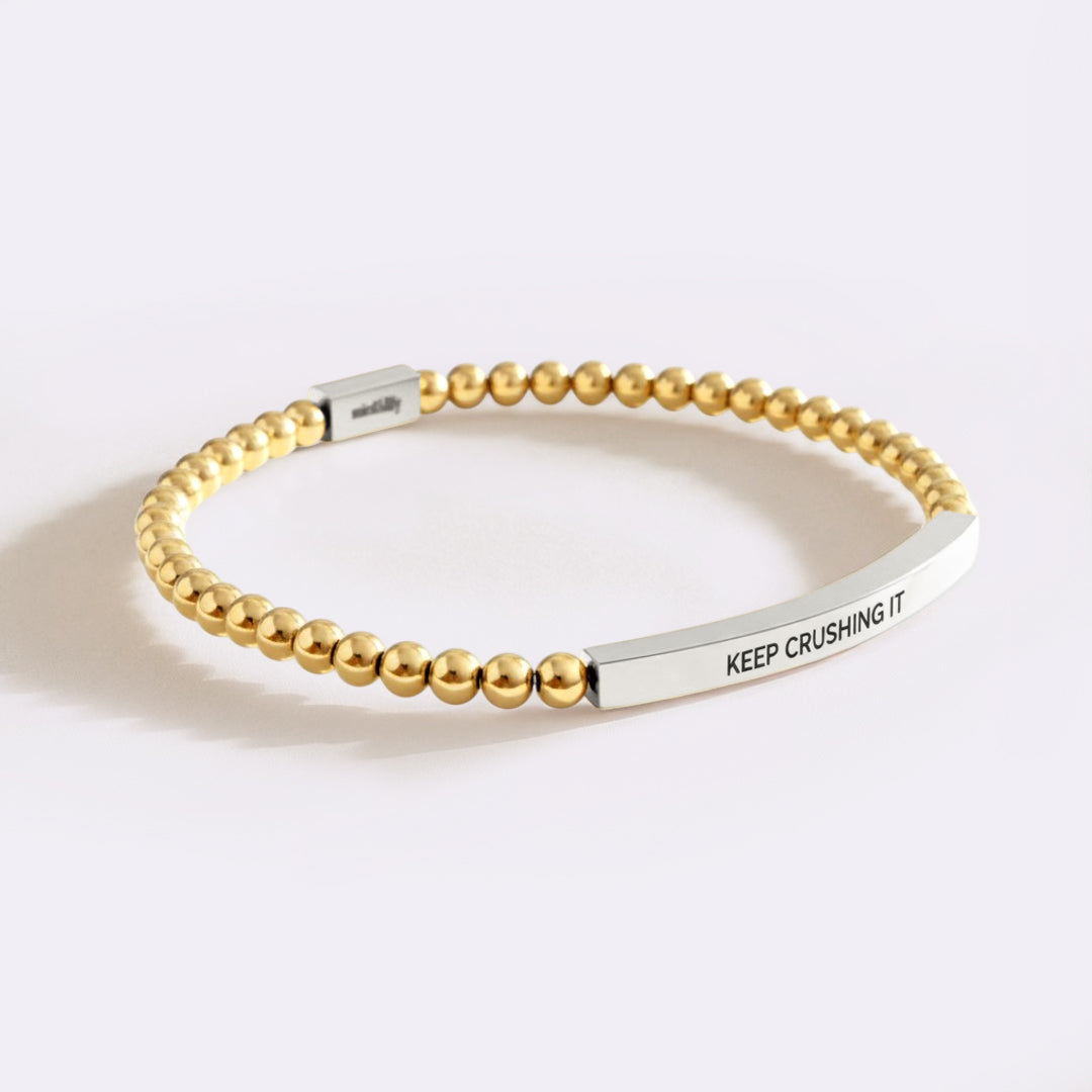 Keep Crushing It Perlenarmband Inspire