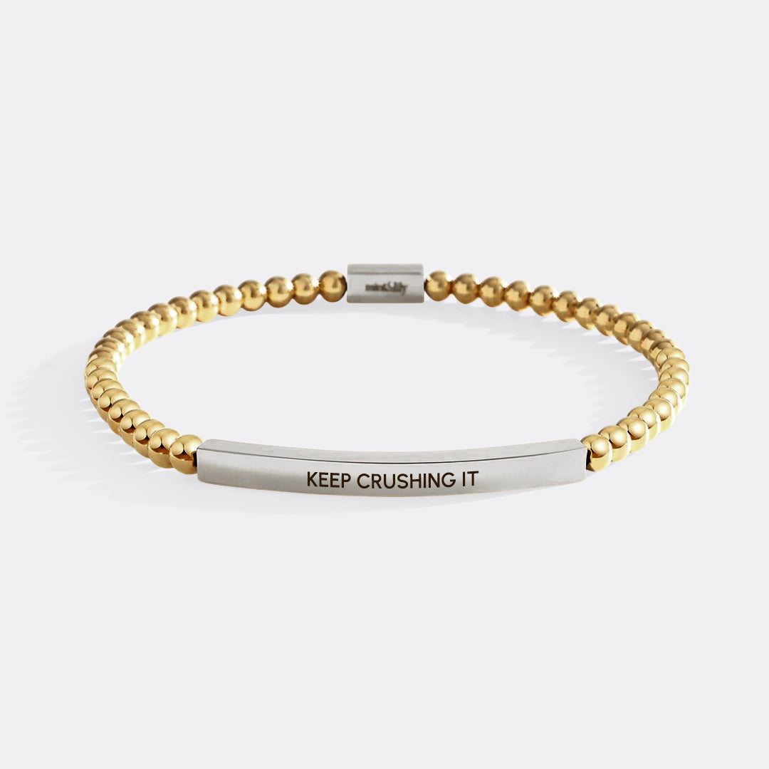 Keep Crushing It Perlenarmband Inspire