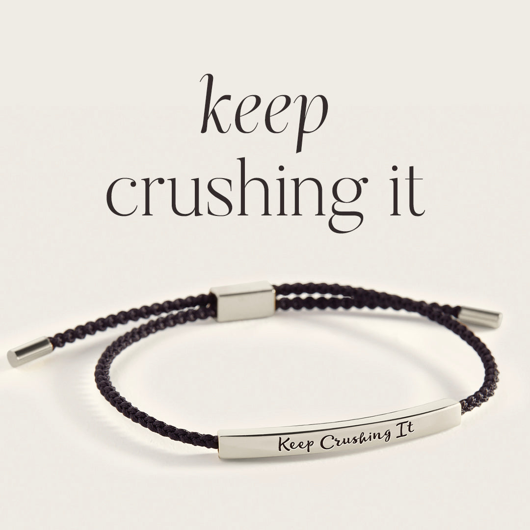 Keep Crushing It Inspire Bracelet in 925 Sterling Silver — Vanny Jewels