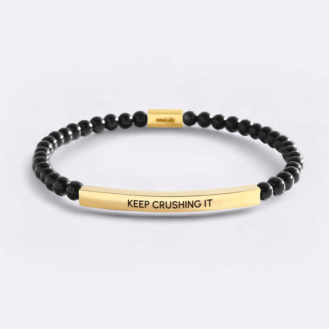 Keep Crushing It Perlenarmband Inspire